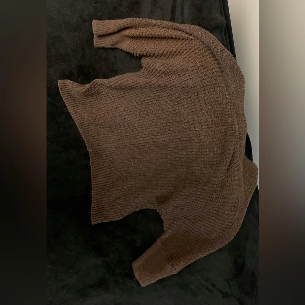 Brown knit cardigan - Picture 2 of 4